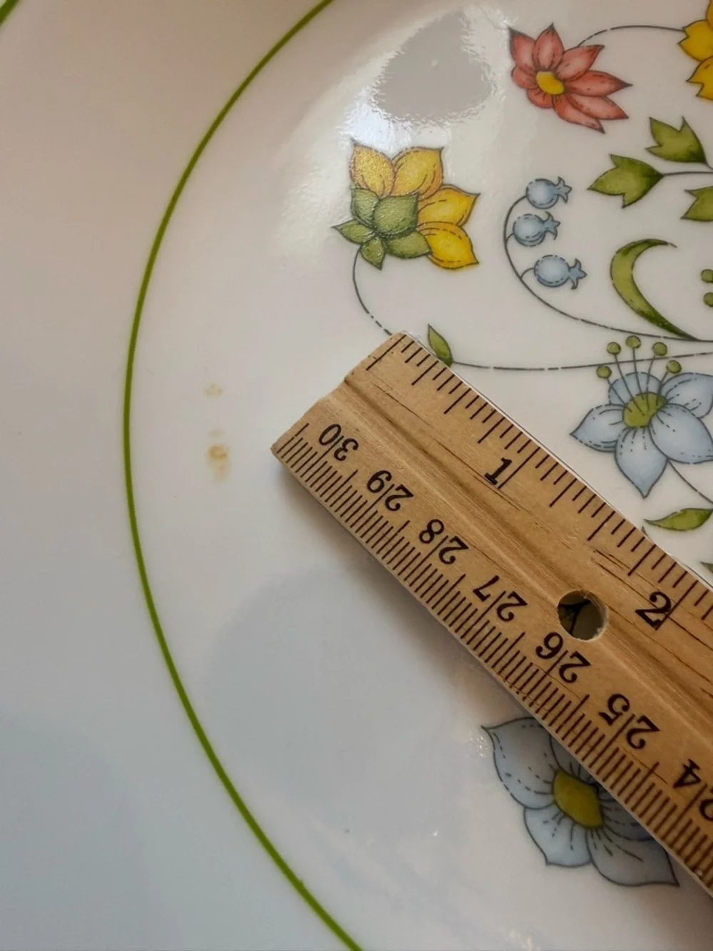 Vintage Corelle 3 Dinner Plates and 3 dessert plates Set - spring meadow - Picture 16 of 17